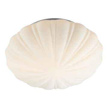 Där Lighting CAF502 - Fürdőszobai mennyezeti lámpa CAFE 1xE27/60W/230V átm. 27 cm IP44 fehér