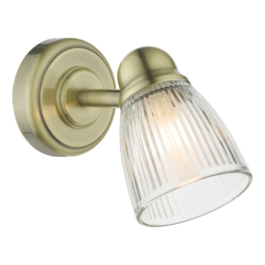 Där Lighting CED0775 - Fürdőszobai fali lámpa CEDRIC 1xG9/25W/230V IP44 sárgaréz