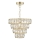 Där Lighting CER0135 - láncos csillár CERYS 1xE27/60W/230V aranyszínű