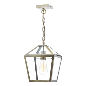 Där Lighting CHU0175 - Láncos csillár CHURCHILL 1xE27/60W/230V sárgaréz