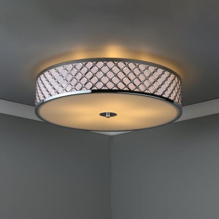 Där Lighting CIV5050 - Mennyezeti lámpatest CIVIC 5xE14/60W/230V, Ø 50 cm, fényes króm