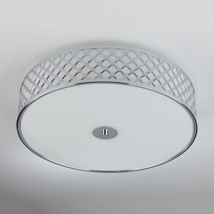 Där Lighting CIV5050 - Mennyezeti lámpatest CIVIC 5xE14/60W/230V, Ø 50 cm, fényes króm