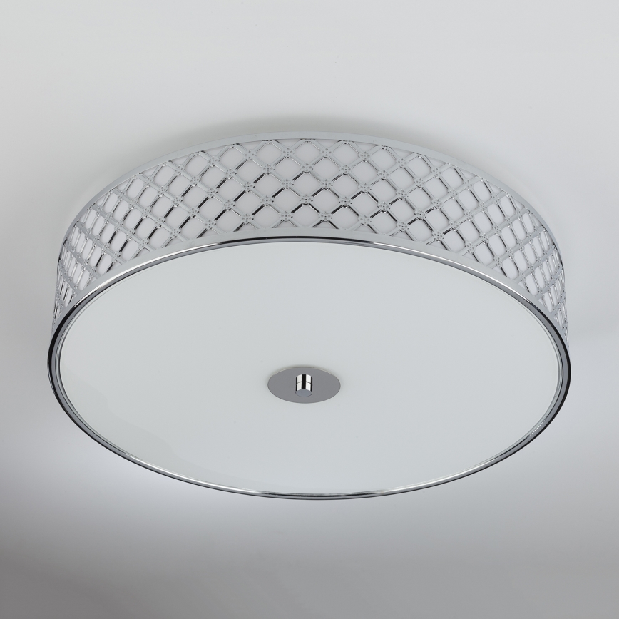 Där Lighting CIV5050 - Mennyezeti lámpatest CIVIC 5xE14/60W/230V, Ø 50 cm, fényes króm