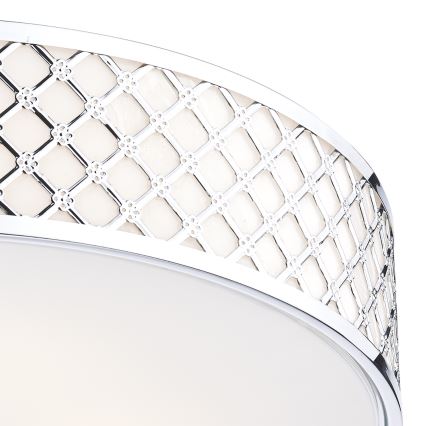 Där Lighting CIV5050 - Mennyezeti lámpatest CIVIC 5xE14/60W/230V, Ø 50 cm, fényes króm