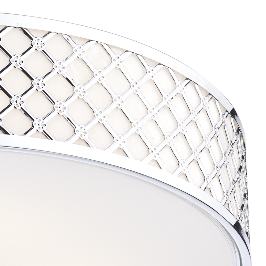 Där Lighting CIV5050 - Mennyezeti lámpatest CIVIC 5xE14/60W/230V, Ø 50 cm, fényes króm