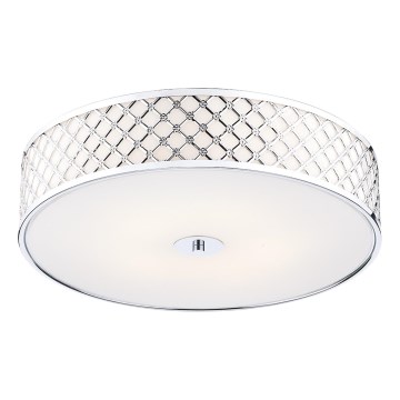 Där Lighting CIV5050 - Mennyezeti lámpatest CIVIC 5xE14/60W/230V, Ø 50 cm, fényes króm