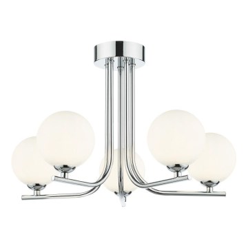 Där Lighting CRA5450-02 - CRADLE rúdos csillár 5xG9/25W/230V, fényes króm