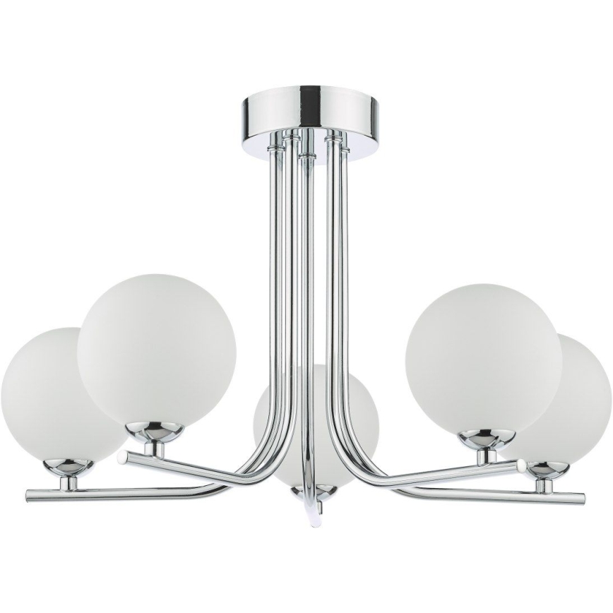 Där Lighting CRA5450-02 - CRADLE rúdos csillár 5xG9/25W/230V, fényes króm