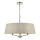 Där Lighting CRI0429 - CRISTIN láncra akasztható csillár 4xE14/40W/230V sárgaréz/taupe
