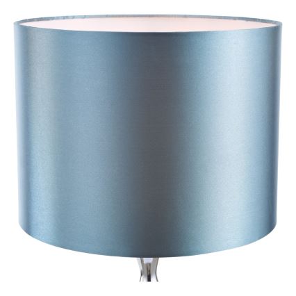 Där Lighting ELS4223 - Asztali lámpa ELSA 1xE27/40W/230V kék/fényes króm