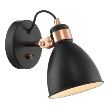 Där Lighting FRE0722 - FREDERICK fali spotlámpa 1xE14/40W/230V fekete