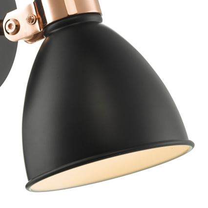 Där Lighting FRE0722 - FREDERICK fali spotlámpa 1xE14/40W/230V fekete