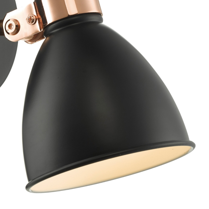 Där Lighting FRE0722 - FREDERICK fali spotlámpa 1xE14/40W/230V fekete