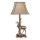 Där Lighting GUL5545-X - GULLIVER asztali lámpa 1xE27/60W/230V bézs/bronz