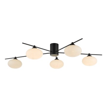 Där Lighting JAS5422 - Felületre szerelhető JASPER csillár 5xG9/25W/230V fekete