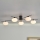 Där Lighting JAS5422 - Felületre szerelhető JASPER csillár 5xG9/25W/230V fekete