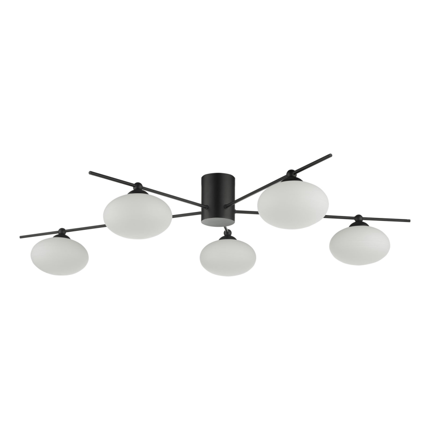 Där Lighting JAS5422 - Felületre szerelhető JASPER csillár 5xG9/25W/230V fekete