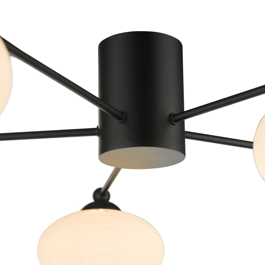 Där Lighting JAS5422 - Felületre szerelhető JASPER csillár 5xG9/25W/230V fekete