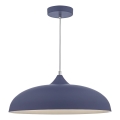 Där Lighting KAE0123 - KAELAN kábelre függesztett csillár 1xE27/60W/230V kék