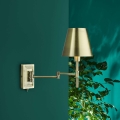 Där Lighting KEN0775 - KENSINGTON flexibilis fali lámpa 1xE14/25W/230V, sárgaréz