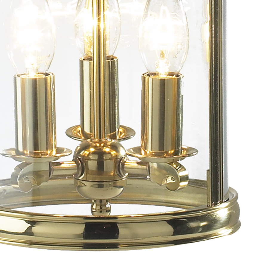 Där Lighting LAM0340 - LAMBETH láncos csillár 3xE14/60W/230V sárgaréz
