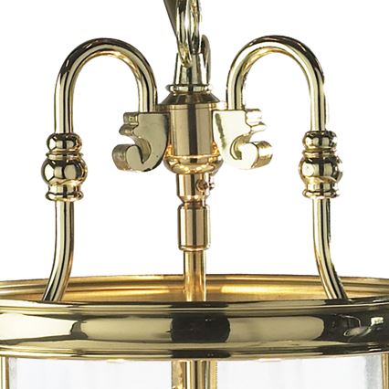 Där Lighting LAM0340 - LAMBETH láncos csillár 3xE14/60W/230V sárgaréz
