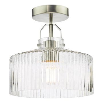 Där Lighting LEN4846 - Felületre szerelhető csillár LENKA 1xE27/60W/230V matt króm