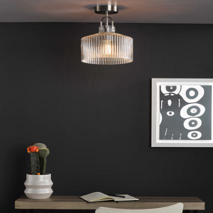 Där Lighting LEN4846 - Felületre szerelhető csillár LENKA 1xE27/60W/230V matt króm
