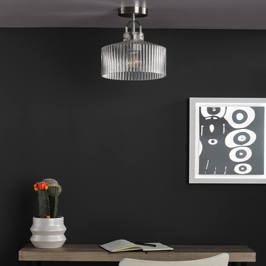 Där Lighting LEN4846 - Felületre szerelhető csillár LENKA 1xE27/60W/230V matt króm