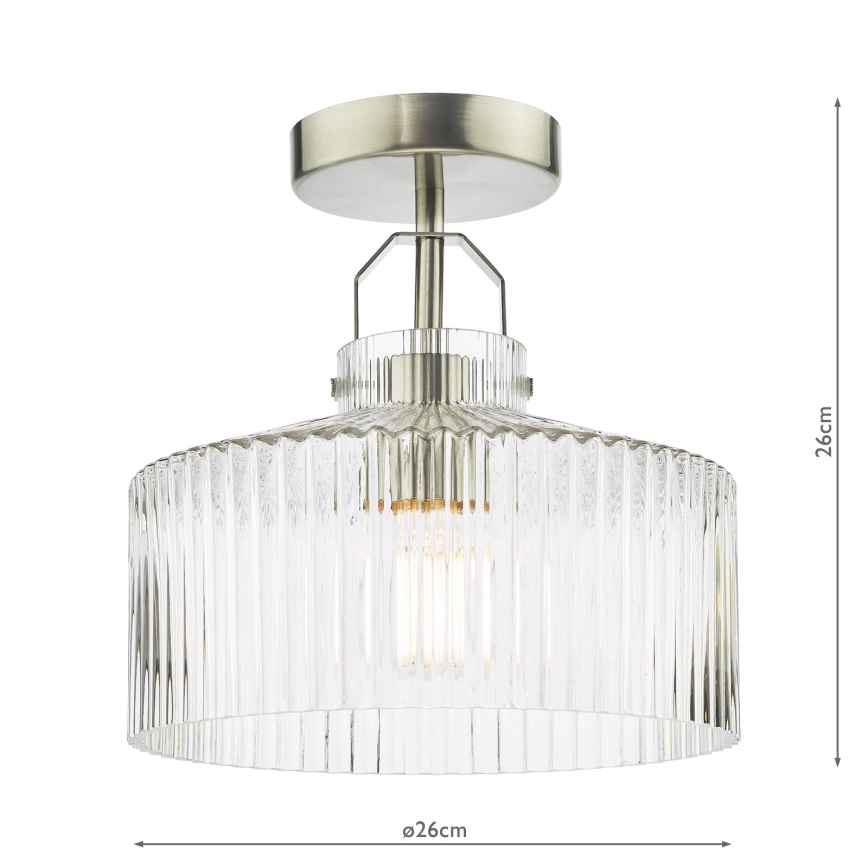 Där Lighting LEN4846 - Felületre szerelhető csillár LENKA 1xE27/60W/230V matt króm