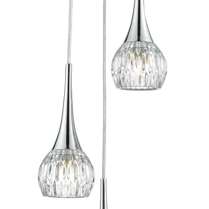 Där Lighting LYA0350 - Kábeles csillár LYALL 3xG9/40W/230V fényes króm
