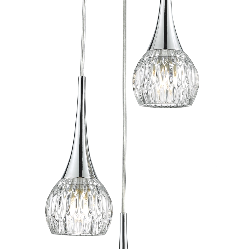 Där Lighting LYA0350 - Kábeles csillár LYALL 3xG9/40W/230V fényes króm