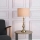 Där Lighting MAD4275 - Asztali lámpa MADRID 1xE27/60W/230V barna/sárgaréz