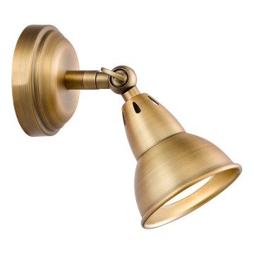 Där Lighting NAT0742 - NATHANIEL fali spotlámpa, 1x GU10 / 11W / 230V, elegáns sárgaréz kivitel
