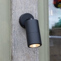 Där Lighting ORT0722 - ORTEGA LED kültéri fali spotlámpa 1xGU10/5W/230V IP65 fekete