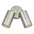 Där Lighting ORT0968 - LED kültéri fali spotlámpa ORTEGA 2xGU10/5W/230V IP65 fényes króm