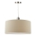 Där Lighting RON6529 - RONDA kábeles függeszték 1xE27/60W/230V fekete/bézs