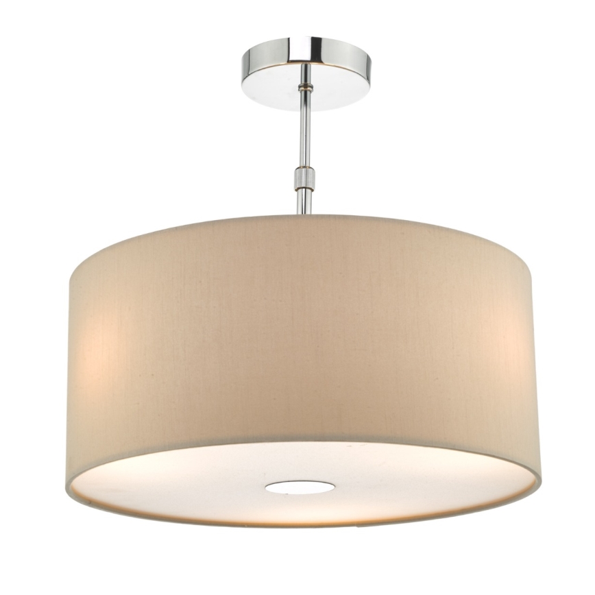 Där Lighting RON6529 - RONDA kábeles függeszték 1xE27/60W/230V fekete/bézs