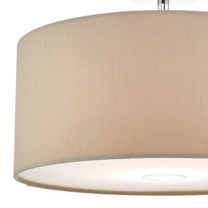 Där Lighting RON6529 - RONDA kábeles függeszték 1xE27/60W/230V fekete/bézs