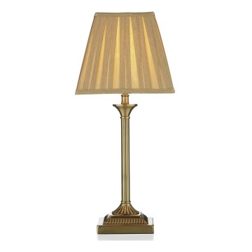 Där Lighting TAY4075-X - Asztali lámpa TAYLOR 1xE14/40W/230V bézs/sárgaréz