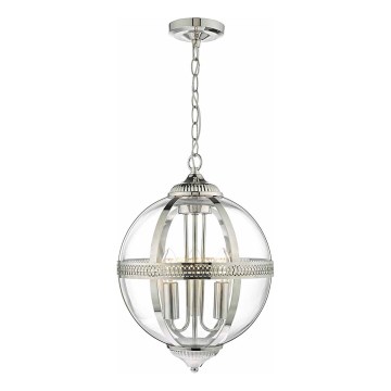 Där Lighting VAN0338 - Láncos csillár VANESSA 3xE14/40W/230V fényes króm