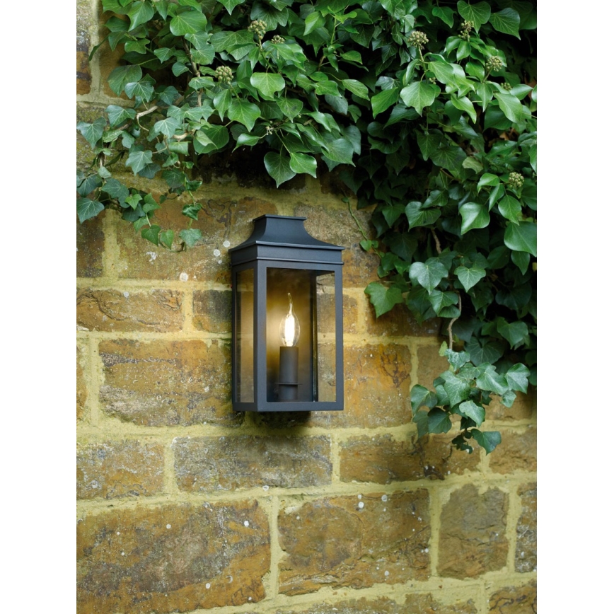 Där Lighting VAP5222 - VAPOUR kültéri fali lámpa 1xE14/60W/230V IP44 fekete