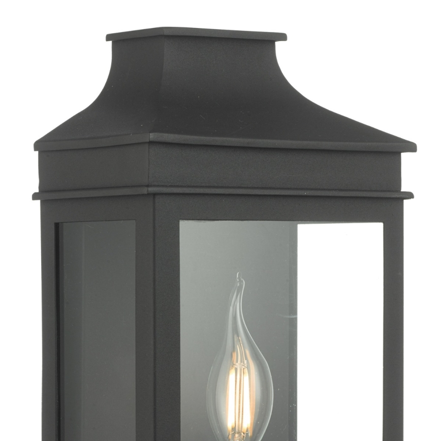 Där Lighting VAP5222 - VAPOUR kültéri fali lámpa 1xE14/60W/230V IP44 fekete