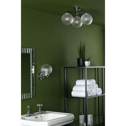 Där Lighting WAY0750 - Fürdőszobai fali lámpa WAYNE 1xG9/3W/230V IP44 króm