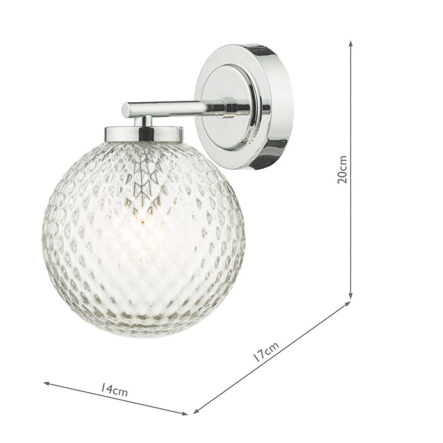 Där Lighting WAY0750 - WAYNE fürdőszobai fali lámpa 1xG9/3W/230V IP44 fényes króm