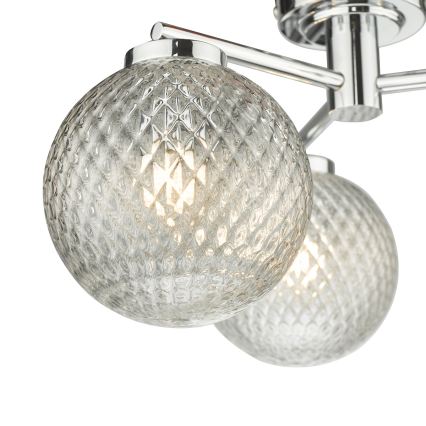 Där Lighting WAY5350 - Fürdőszobai felületre szerelhető csillár WAYNE 3xG9/3W/230V IP44 fényes króm
