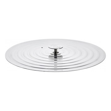 De Buyer 3460.04 - Univerzális fedő alacsony serpenyőkhöz 30-32 cm rozsdamentes acél