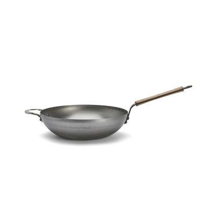 De Buyer 5717.32 - MINERAL B BOIS 32 cm wok serpenyő