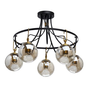 De Markt - Csillár HAMBURG 5xE27/40W/230V