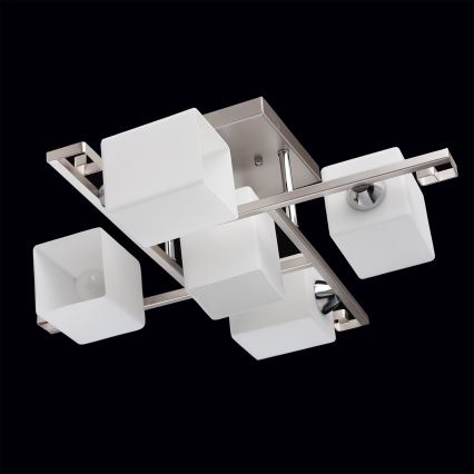 De Markt - Csillár rúdon ALPHA 5xE14/60W/230V szögletes
